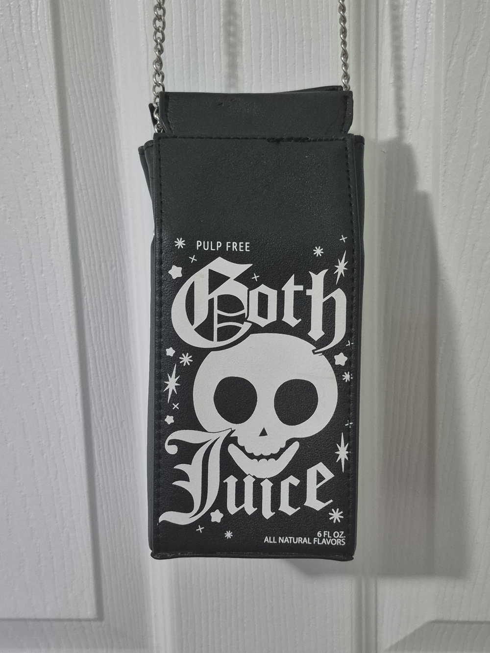 Hot Topic Goth Juice Black Phone Crossbody Case with Skull Graphic